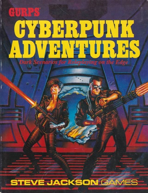 GURPS 3rd - Classic - Cyberpunk Adventures (B Grade) (Genbrug)